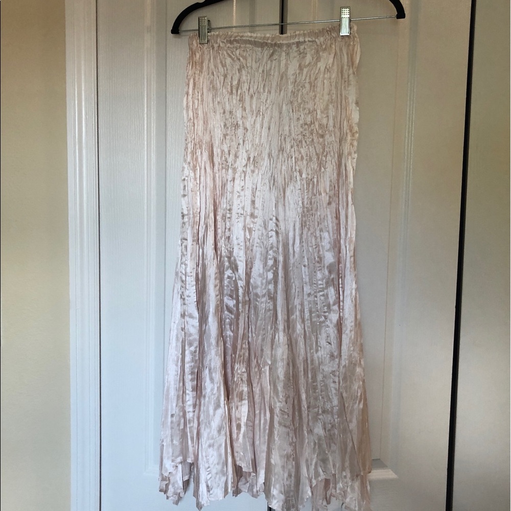 Young Fabulous and Broke Crinkle Satin Midi YFB